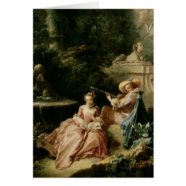 La leçon de musique, 1749 (Devant)