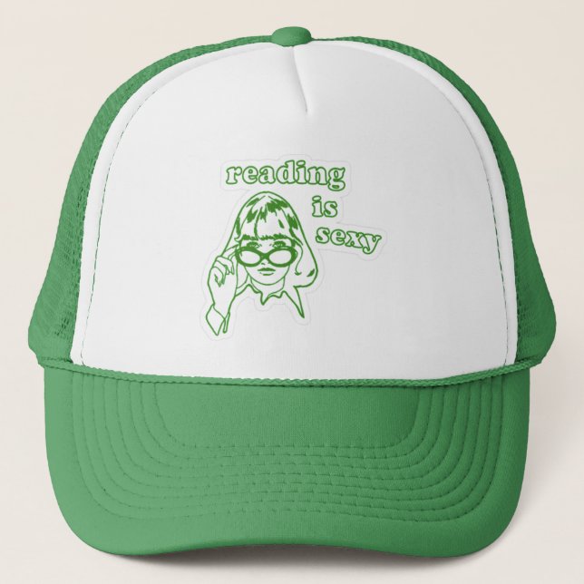 LA LECTURE EST LE CASQUETTE SEXY (Devant)