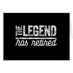 la légende a pris sa retraite
