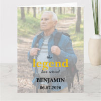 La légende a pris sa retraite, carte noire et or