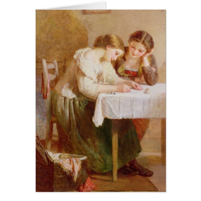 La lettre d'amour, 1871 (Devant)