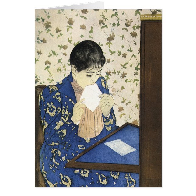 La Lettre de Mary Cassatt, Impressionnisme Vintage (Devant)