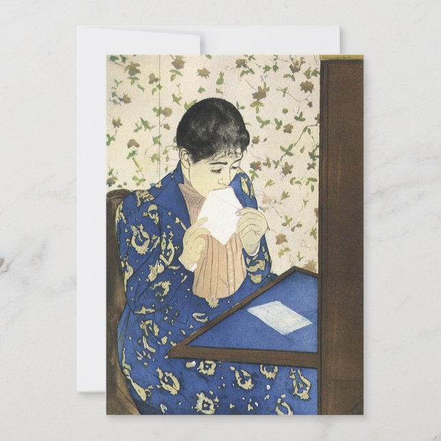 La Lettre de Mary Cassatt, Impressionnisme Vintage (Devant)