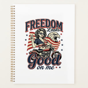 La liberté est belle Patriotique Vintage Aigle