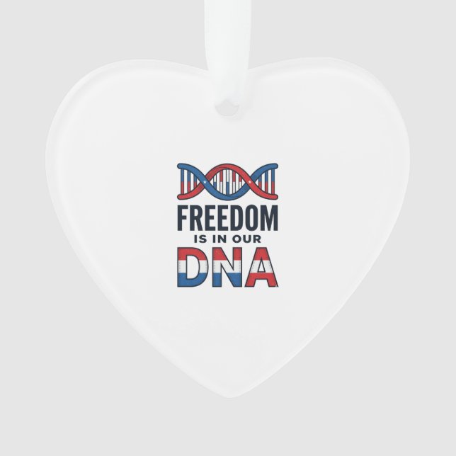 La liberté est dans notre ADN conception de t-shir (devant)