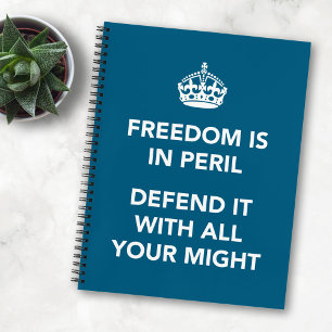 La Liberté Est En Danger Dans Le Carnet Spiral