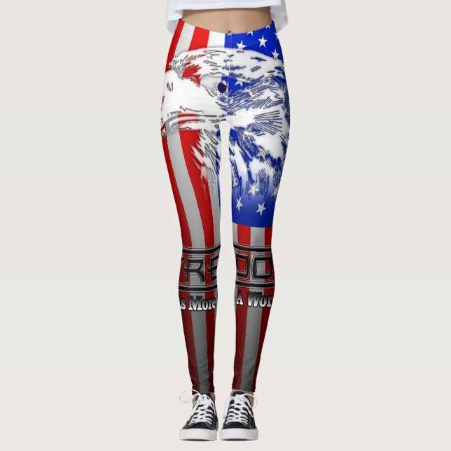 La Liberté Est Plus Qu'Un Mot C4th Leggings (Devant)