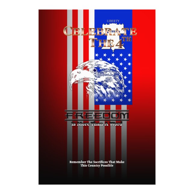 La Liberté Est Plus Qu'Un Mot Liberté Photo Print (Devant)