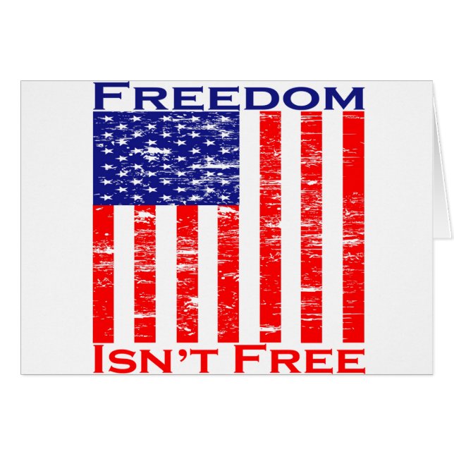 La liberté n'est pas drapeau américain libre (Devant horizontal)