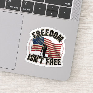 La liberté n'est pas gratuite Autocollant patriote