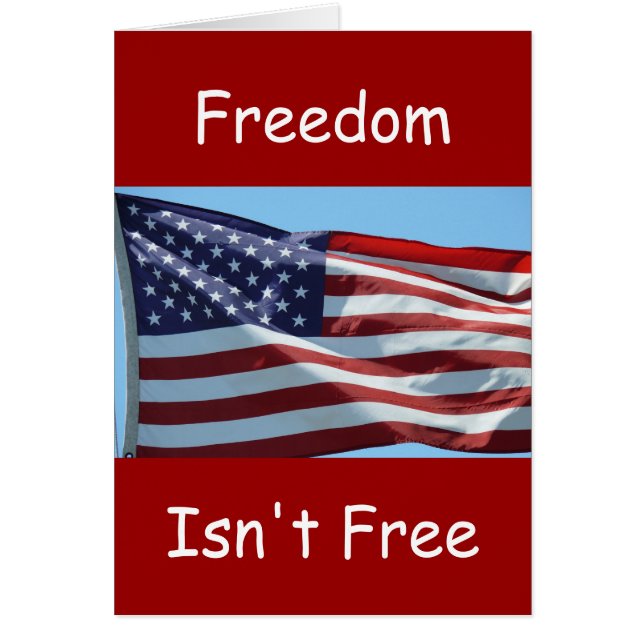 La liberté n'est pas libre (Devant)