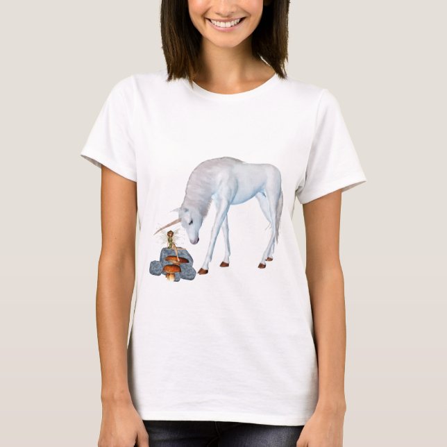 La licorne et le t-shirt fée (Devant)