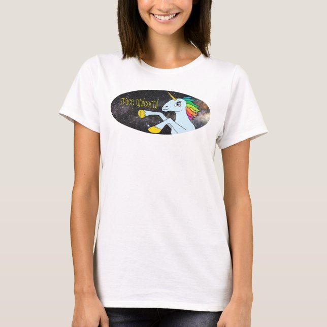 La licorne spatiale ! ladiieeeeeeessz ! ! T-SHIRT (Devant)