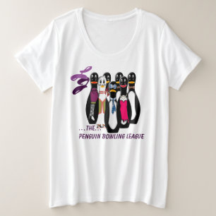 La ligue de bowling de pingouin personnalisée