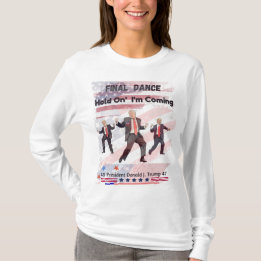 La longue tunique de la T-shirt femme de Donald Tr