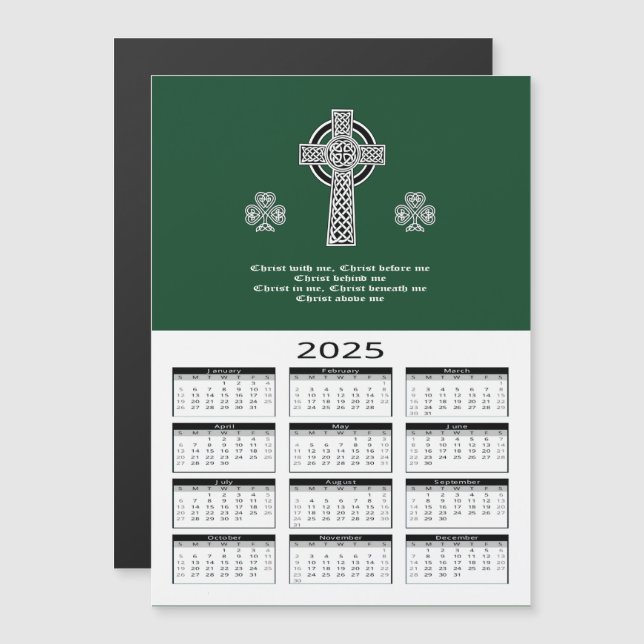 La Lorica de la prière Saint Patrick (courte) (Devant / Derrière)