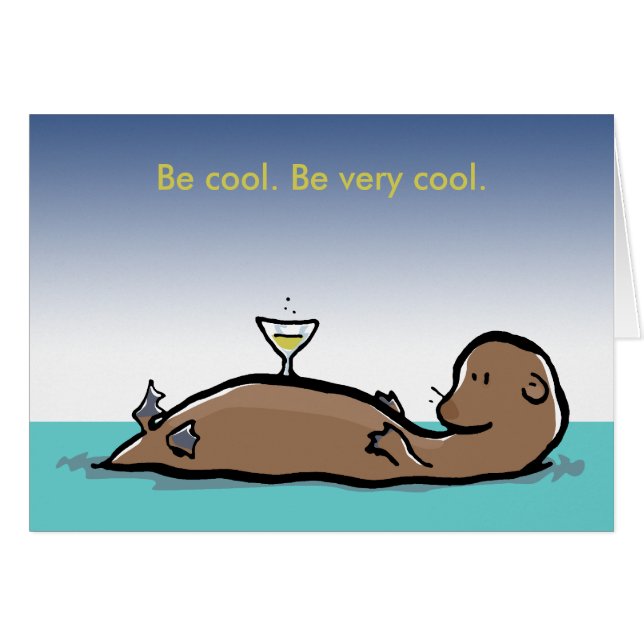 la loutre (texte editable) (Devant horizontal)