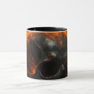 « La loyauté a meilleur goût » – Mug tribal crâne 