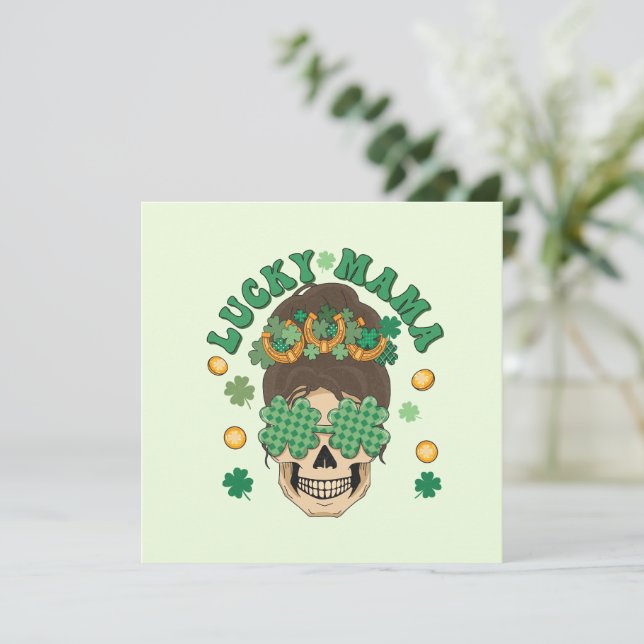 La Lucky Mama Skeleton de St. Patrick (Debout devant)