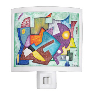 La lumière anodisée de nuit d'anagramme