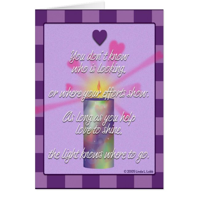 La lumière de l'amour (Devant)