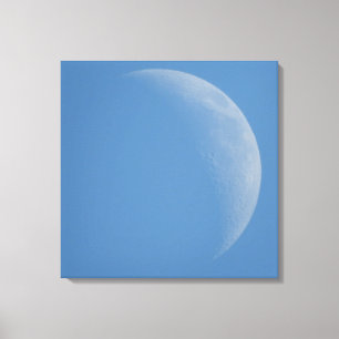 La Lune du Jour, Impression sur Toile d'Art de Pho