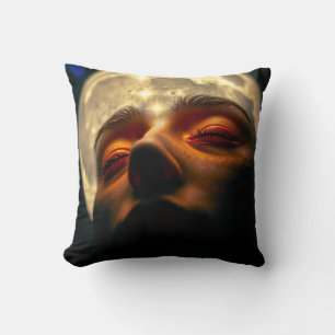 La Lune Rêveuse — Coussin de Jet Céleste