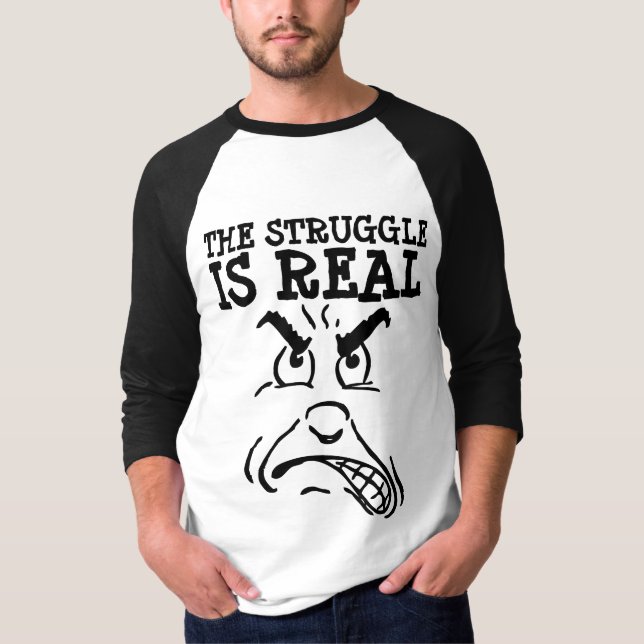 LA LUTTE EST UN VRAI T-shirts Drôle (Devant)