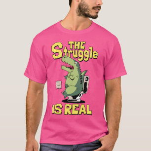 La Lutte Est Véritable Tshirt Trex Bras Court T Re