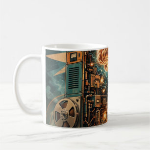 La Machine à Penser - Mug Rétro-Futurisme