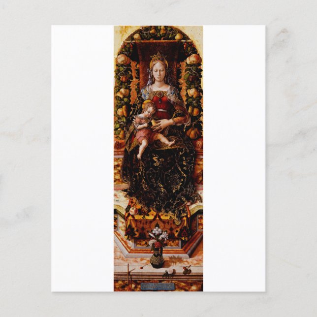 La Madonna della Candeletta Carlo Crivelli Art (Devant)