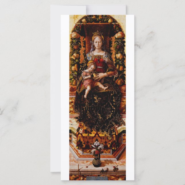 La Madonna della Candeletta de Carlo Crivelli (Devant)