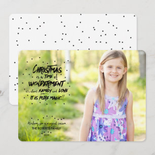 La magie de la carte de Noël