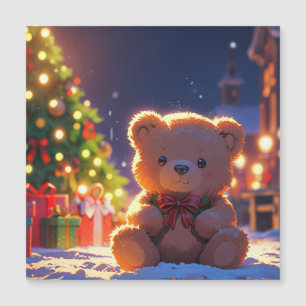 La magie de Noël de Teddy Bear dans un village enn