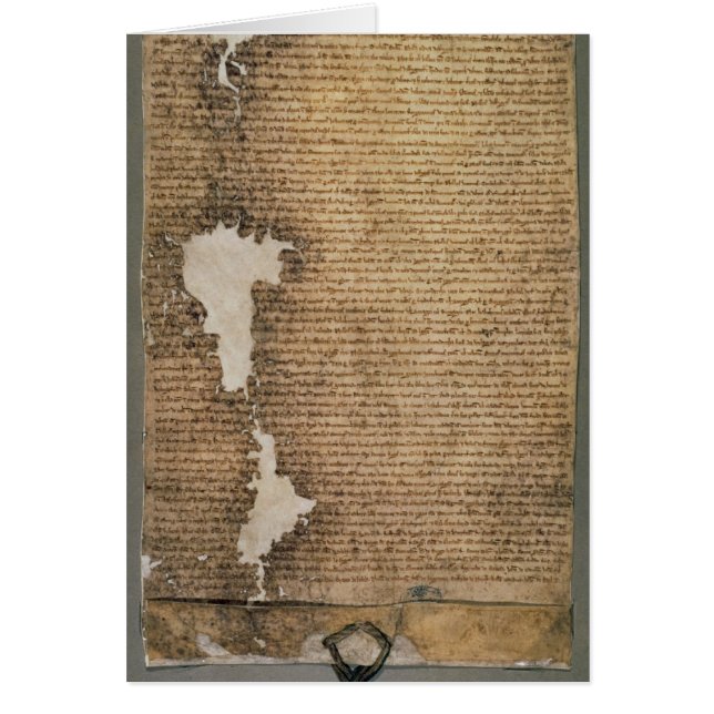 La Magna Carta des libertés, troisième version (Devant)