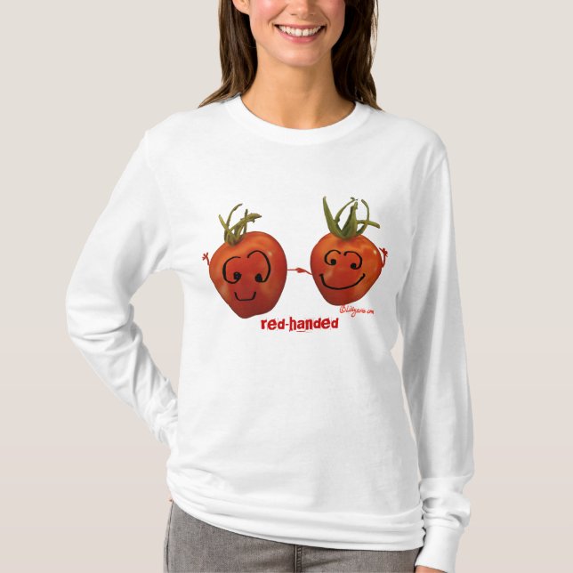 La main dans le sac T-shirt de tomates (Devant)