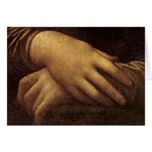 La main de Mona Lisa par Leonardo da Vinci C.
