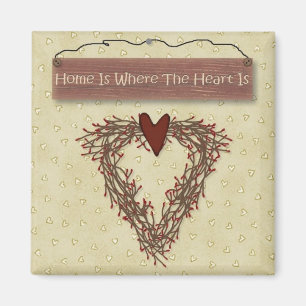 La maison est où le coeur est aimant