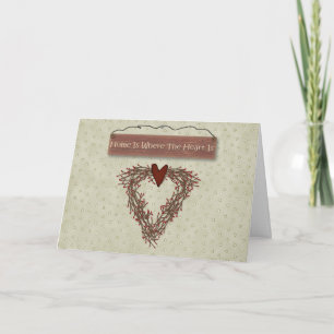 La maison est où le coeur est carte de