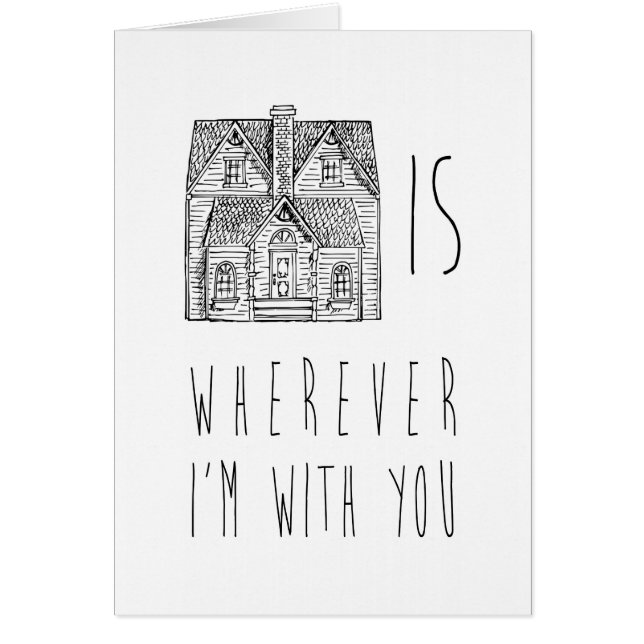 La maison est partout où je suis avec vous (Devant)