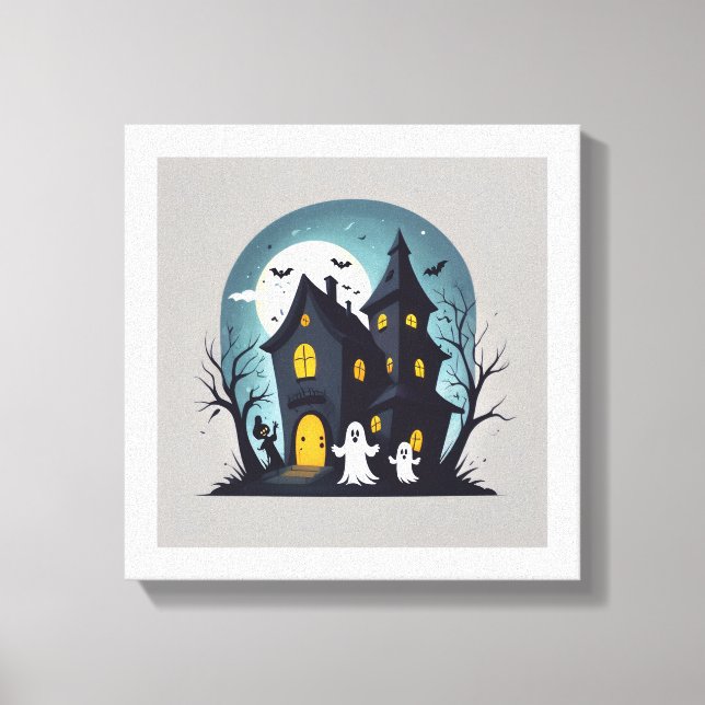 La Maison Hantée Mystère toile Imprimer (Recto)