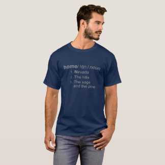 La maison signifie le T-shirt de définition du