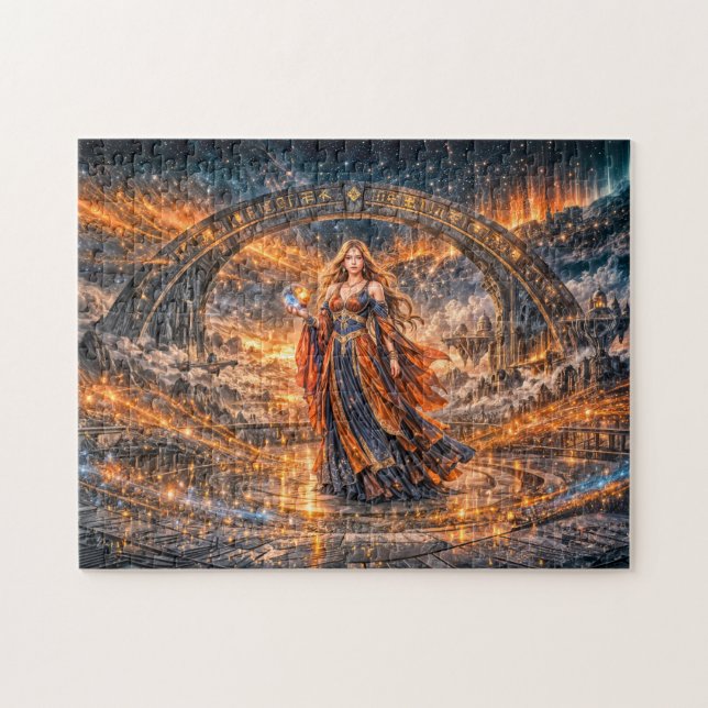 La Maîtresse du Portail – Puzzle de Fantasy Épique (Horizontal)