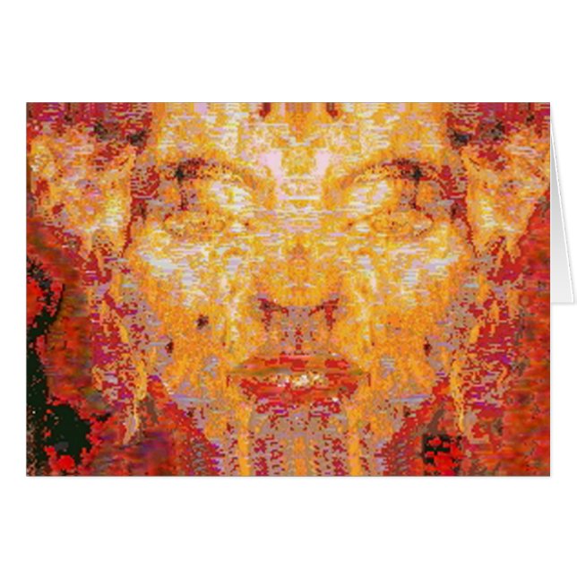 LA MATIÈRE N'A PAS D'IMPORTANCE Masque fractal en  (Devant horizontal)