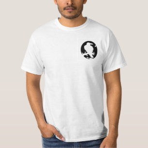La mèche de Ravens conçoit le T-shirt blanc