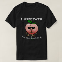 La méditation drôle cite les T-shirts faits sur
