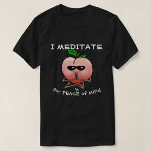 La méditation drôle cite les T-shirts faits sur