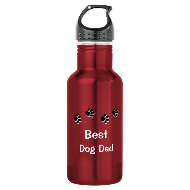 La meilleure bouteille d'eau de papa de chien (Devant)