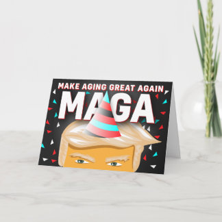 La meilleure carte d'anniversaire MAGA Donald Trum
