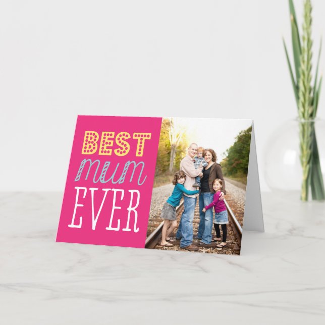 La meilleure carte de la Fête des Mères (Devant)